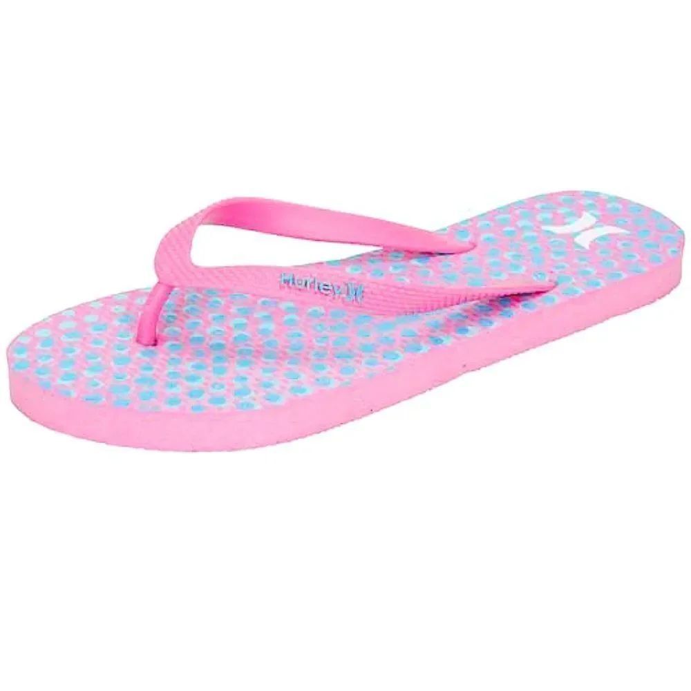 Hurley Geo Flipflops in Raspberry! - Picture 2 of 5
